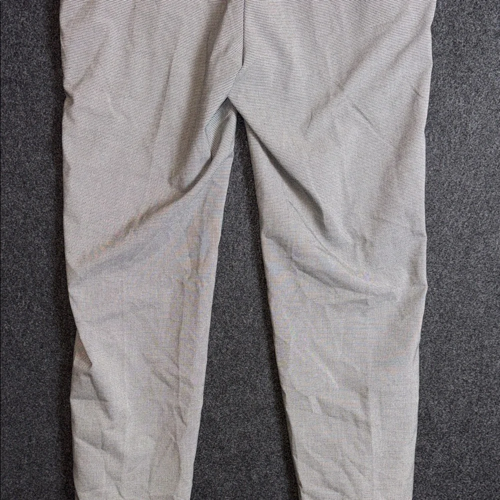 Ralph Ralph Lauren Mens Slim Fit Grey Houndstooth Stretch Trousers 34W x 32L